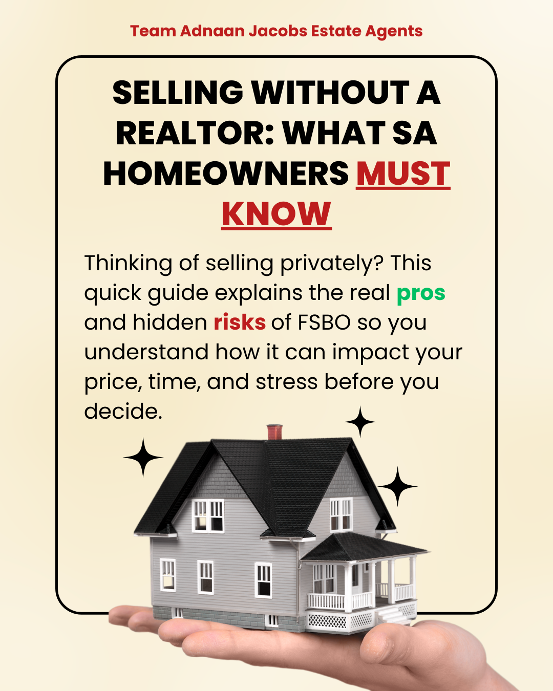 Thinking of selling your home privately? Here&rsquo;s a clear, honest guide to the real pros, hidden risks, and what most FSBO sellers only discover once they&rsquo;re deep in the process. Before deciding, make sure you understand how it truly affects your price, time, and stress.